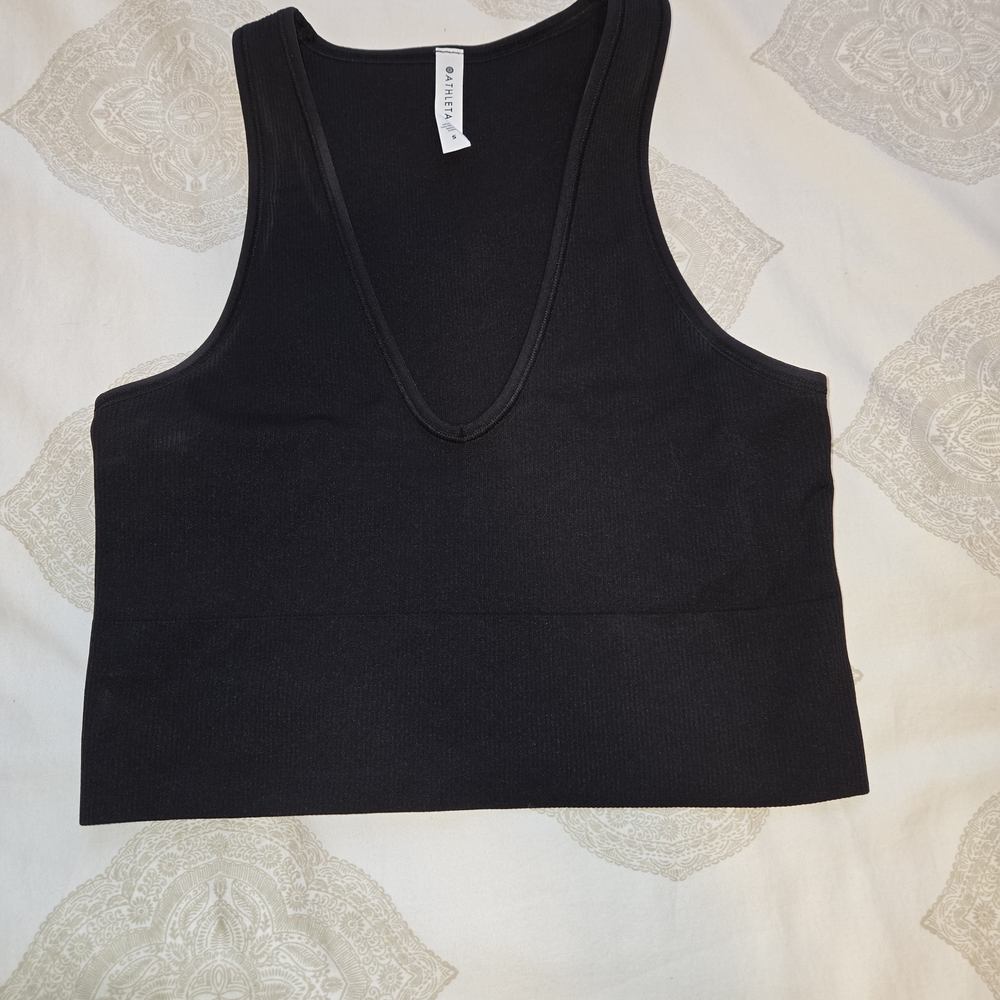 Athleta Aurora Crop Rib Tank